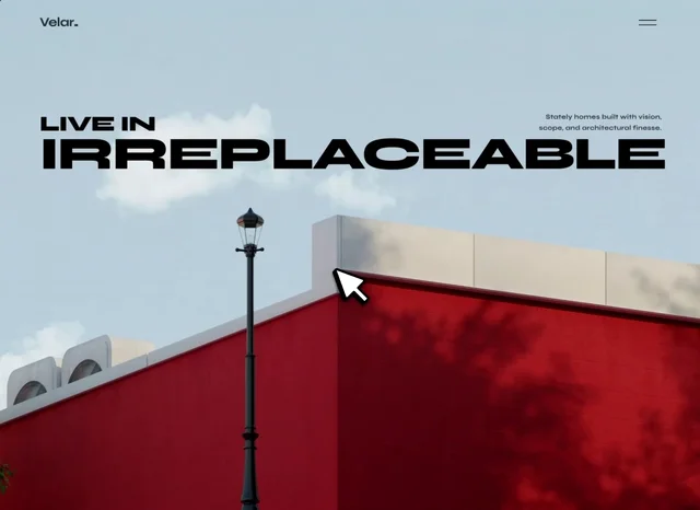 Estilo web inmobiliaria y arquitectura